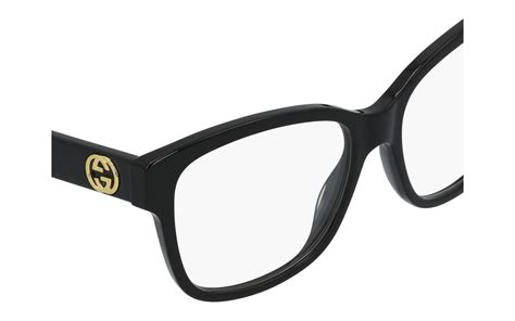 gucci gg0038on 001|Gucci Square Eyeglasses GG0038ON 001 Black 54mm 38.